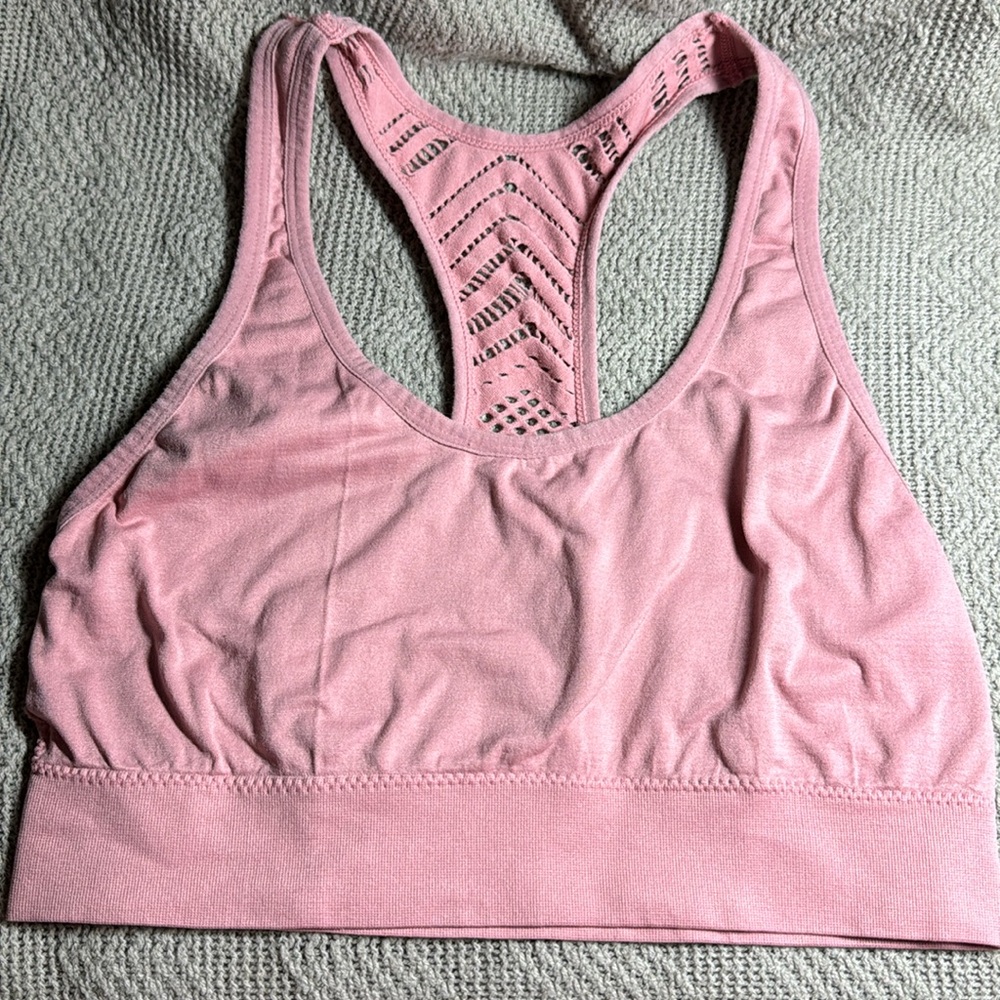 Pink Sports Bra